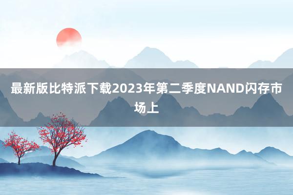 最新版比特派下载2023年第二季度NAND闪存市场上