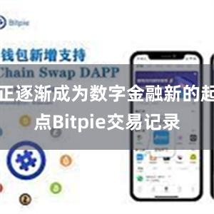 正逐渐成为数字金融新的起点Bitpie交易记录